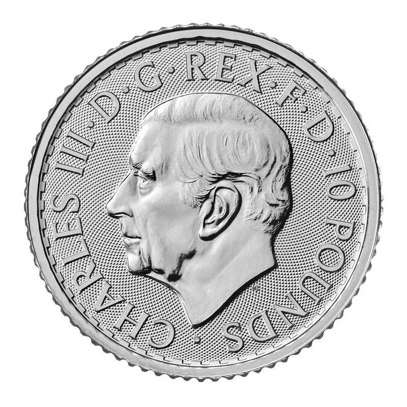Image pour Pièce de platine Britannia de 1/10 oz à l’effigie du roi Charles (2023) à partir de Métaux précieux TD